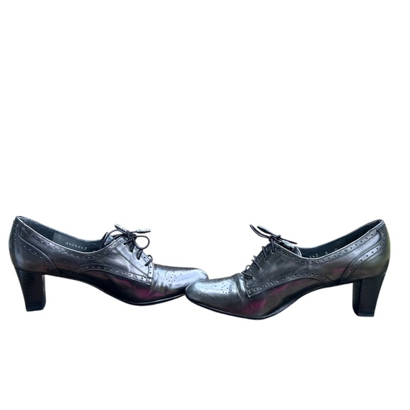 Stuart Weitzman size 6 m Oxford Shoes Size dark academia witchy gothcore - Picture 3 of 17